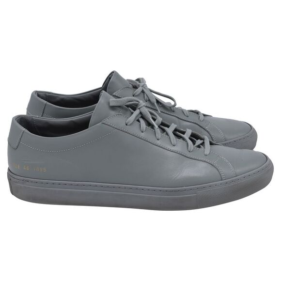Common Projects Achilles Sneakers in Grey Leather - Picture 1 of 7